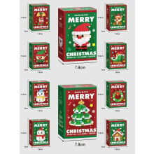 Weihnachtsüberraschungsbox – 6 zufällige Mikro-Baustein-Designs | Weihnachtsgeschenk & Kleinigkeit für den Nikolausstiefel