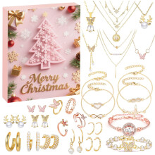 24-tägiger Schmuck-Adventskalender – Das perfekte Weihnachtsgeschenk für Sie