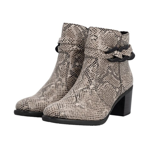 Rieker Bottine Cuir Rieker Microstretch - Beige 2