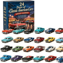 Cars-Adventskalender 2026 – 24 Tage voller Überraschungen mit 24 detailgetreuen Modellautos | Lustige Weihnachts-Überraschun