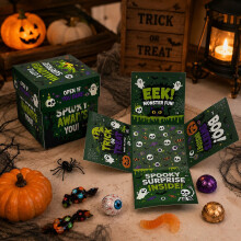 Halloween Cadeauverpakking Set (10 stuks) | Creatieve Feestverpakkingen | Verpakking voor Feestelijke Traktaties
