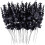 36 tallos artificiales de eucalipto negro de 38 cm (15 pulgadas) 1