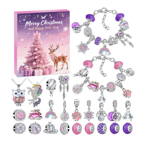 24-daagse sieraden-adventskalender – Kerstcadeau voor haar