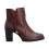 Rieker Bottines Talon Cuir Rieker Minato - Rouge 2