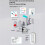 Smart wireless doorbell with flash, vibration function, waterproof emergency pager for the elderly, nurse alarm, security aid 2