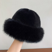 Fluffy Faux Fur Bucket Hat for Women – Soft Plush Winter Hat | One Size Fits 56-60cm | Cosy & Stylish Cold Weather Accessory