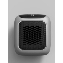 Calefactor portátil, calefactor cerámico enchufable de 800 W, calefactor eléctrico con ventilador y control remoto, temporiza