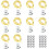 10 Pack LED Fairy String Lights 3M/30 LEDs Battery Operated String Lights 3 Twinkle Lighting Modes Silver Wire Lights for Hol 1
