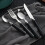 (Black, 48pc set) Cutlery Sets Red/Grey/Black PP Dishwasher Safe 1
