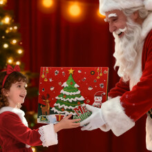 Kit per creare gioielli a sorpresa di Natale – Set per braccialetti con ciondoli fai da te | Regalo di Natale a sorpresa pe