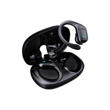 Auricolari sportivi Bluetooth 5.4 aperti – Impermeabili IPX5, resistenti al sudore, con gancio auricolare e display a LED |