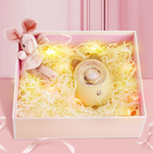 Set regalo con scaldamani e luce notturna – Include un coniglietto di peluche e lucine decorative | Regalo perfetto per l'in