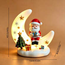 Lampada notturna USB di Babbo Natale | Lampada da comodino a luce calda | Regalo di Natale creativo | Decorazione natalizia r