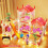 Brinquedo de montar "Mansão de Princesa" de 2 andares e 4 cômodos com luzes de LED e bonecas - Presente de Natal e Aniversári 1