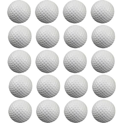 20 bolas de golfe de ar para treino, bolas de espuma, para uso interno e externo.