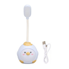Lampka biurkowa LED z funkcją ładowania przez USB, przyjazna dla oka, elastyczny wybór kolorów, lampka nocna z uroczą podst