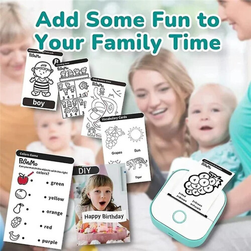 Mini Pocket Thermal Printer Portable Bluetooth Printer, Inkless Sticker and Label Printer for Photos and Notes - Practical for Everyday Use 1