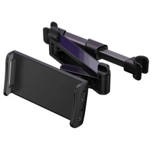 Car Headrest Tablet Holder with 360 Degree Rotatable Mount, Retractable Back Seat Phone Stand for Long Trips - Practical for Everyday Use