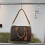(Dark brown) Large Capacity Presbyopia Boston Bag Portable Cylindrical Bag 1