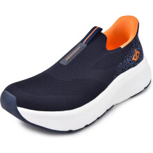 (Blue, 8.5 UK (men's)) Mens Trainers Slip in Free up Hands Shoes Wide Toe Box Walking Sneakers Slip On Wide Fit Fashion Shoes