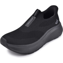 (Black, 7.5 UK (men's)) Mens Trainers Slip in Free up Hands Shoes Wide Toe Box Walking Sneakers Slip On Wide Fit Fashion Shoes
