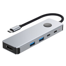 USB C Hub Multiport Docking Station 4K 60Hz -Compatible 100W PD USB 3.0  TF Reader Type C Docking Station for PC