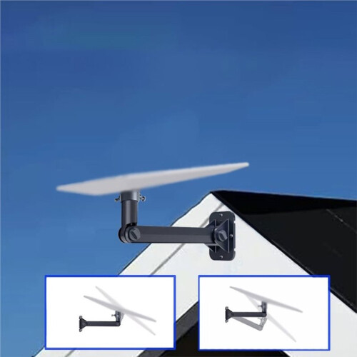 For Starlink GEN3 Wall Mount Bracket Rotatable Heavy Duty Outdoor Eave Mount Dual Rotation Mount 2