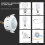 Recessed PIR Motion Sensor ,Infrared Human Body Detector with  & Light Adjustable,Embedded Ceiling Induction 9