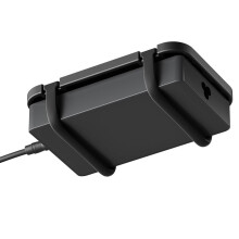 2 Pack Laptop Charger Holder, Under Desk Power Brick Mount, Cable Management Organizer for Power Adapters