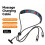 Multifunction Type-C Cable Massage Cable Data Cable PD100W Fast Charging Charger for USB C Cable 2