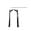 Rear Window Side Trunk Spoiler Canard Canards Splitter Accessories for   6 MK6  2009-2013 3