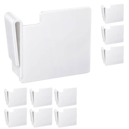 10 Pcs White Card Box Dividers, Max Opening Width:4mm