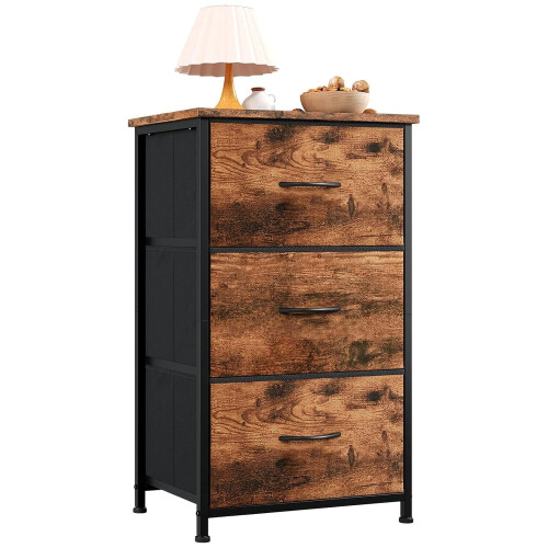 3 Drawer Chest of Drawers Compact Storage Unit 2