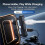 Type-C 2 in 1 Foldable Audio Charging Adapter,Metal Bracket Earphone Charging Splitter for Headset 6