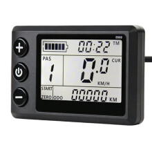 S866-2 LCD Meter 24V 36V 48V Electric Bicycle Display Panel with Ordinary Connector for E-Bike Modification