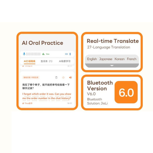 AI Oral Practice Tool Wearable Translator Speaker Language Real- Translation Tourism Learning Tool 1