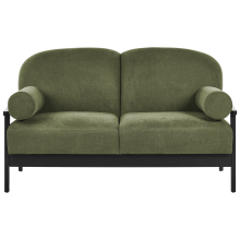 Sofa 2 Seater PILARNE Fabric Green