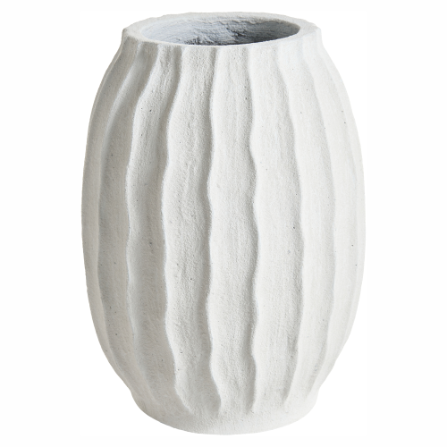 Beliani Plant Pot LUNGAU 35 cm White