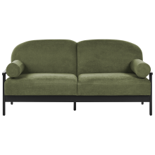 Sofa 3 Seater PILARNE Fabric Green