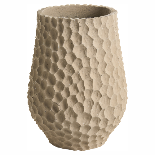 Beliani Plant Pot PILLERSEE 34 cm Light Brown