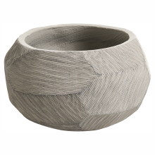 Plant Pot RAURIS 47 cm Grey