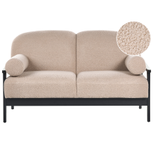 Sofa 2 Seater PILARNE Boucle Beige