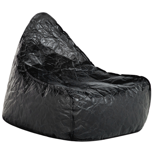 Beliani Bean Bag Cover DROP 63 cm 75 cm Black