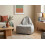 Beliani Bean Bag Cover DROP 63 cm 75 cm Grey 2