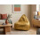 Beliani Bean Bag Cover DROP 63 cm 75 cm Gold 2