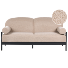 Sofa 3 Seater PILARNE Boucle Beige