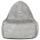 Beliani Bean Bag Cover DROP 63 cm 75 cm Grey 4