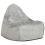 Beliani Bean Bag Cover DROP 63 cm 75 cm Grey 1