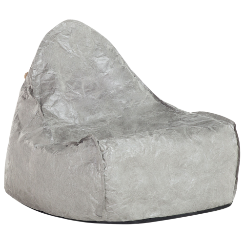 Beliani Bean Bag Cover DROP 63 cm 75 cm Grey