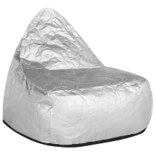 Bean Bag Cover DROP 63 cm 75 cm Silver
